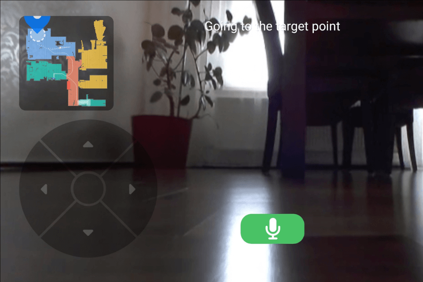 Live-Bilder sind in der Roborock S7 MaxV Ultra App zu sehen